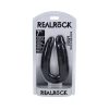 Realrock 7 In. U-Shaped Double Dildo Black
