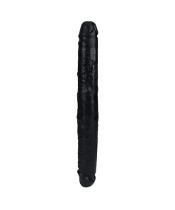 Realrock 14 In. Thick Double-Ended Dong Black