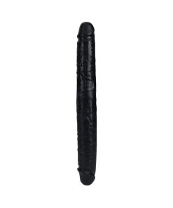 Realrock 14 In. Thick Double-Ended Dong Black