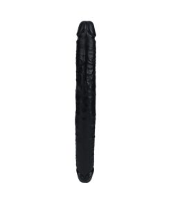 Realrock 14 In. Thick Double-Ended Dong Black