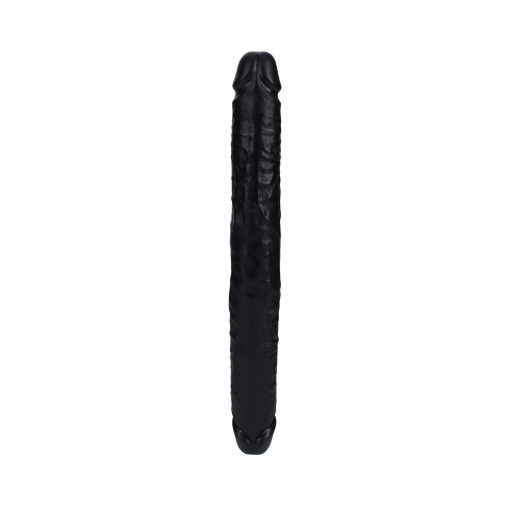 Realrock 14 In. Thick Double-Ended Dong Black - Image 4