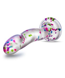 Neo Elite Hanky Panky 7.5 In. Glow-In-The-Dark Silicone Confetti Dildo