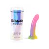 Love To Love Dildolls Stargazer – Rainbow Glitter Curved Silicone Dildo