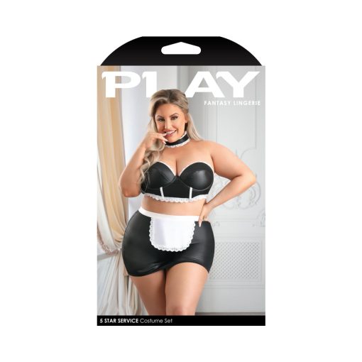 Fantasy Lingerie Play 5-Star Service Costume 1Xl/2Xl