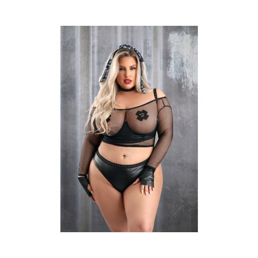 Fantasy Lingerie Play Easy Rider Costume 1Xl/2Xl - Image 2
