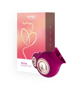 Honey Play Box Alvina Luxury Tongue Licking Clitoral Vibrator Magenta