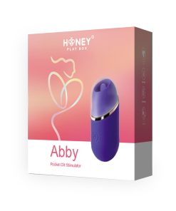 Honey Play Box Abby Mini Clit Tongue Licking Vibrator Purple