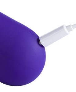 Honey Play Box Abby Mini Clit Tongue Licking Vibrator Purple