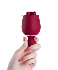 Honey Play Box Rosewyn Rotating Rose Vibrator And Pinpoint Stimulator Red