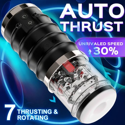 Honey Play Box Warrior Auto Thrusting Masturbator Black - Image 5