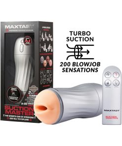 Maxtasy Suction Master Realistic With Remote Nude Plus