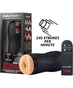 Maxtasy Stroke Master Realistic With Remote Nude Plus