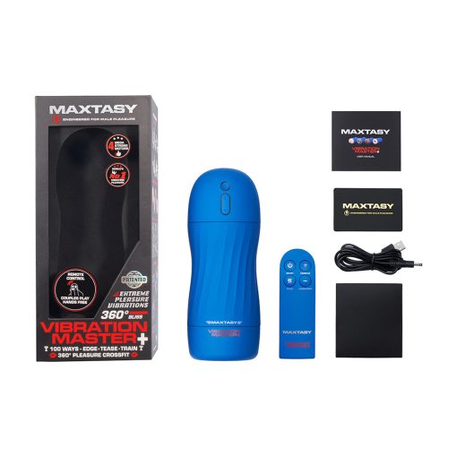 Maxtasy Vibration Master Realistic With Remote Nude Plus - Image 7