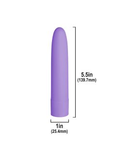 Simple & True Eezy Pleezy Classic Vibrator 5.5 In. Purple