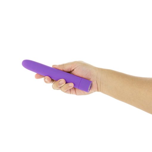 Simple & True Eezy Pleezy Classic Vibrator 7 In. Purple - Image 3