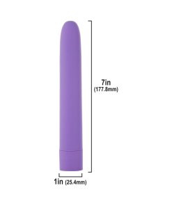 Simple & True Eezy Pleezy Classic Vibrator 7 In. Purple