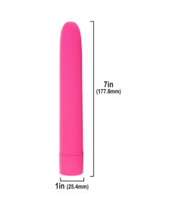 Simple & True Eezy Pleezy Classic Vibrator 7 In. Pink