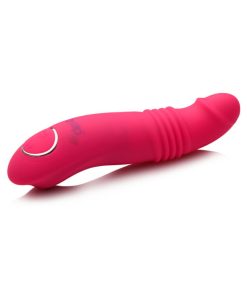 Gossip Blasters 7X Thrusting Silicone Vibrator Magenta