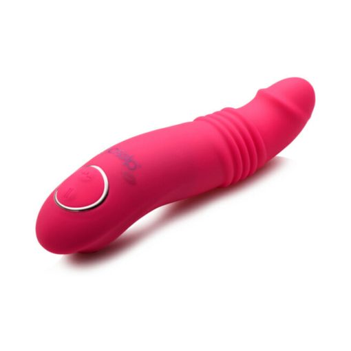 Gossip Blasters 7X Thrusting Silicone Vibrator Magenta - Image 5