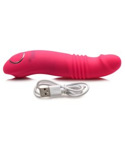 Gossip Blasters 7X Thrusting Silicone Vibrator Magenta