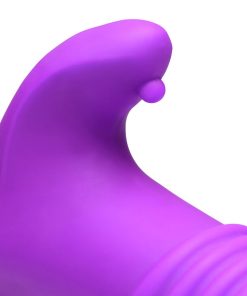 Gossip Blaster 7X Thrusting Silicone Rabbit Vibrator Violet