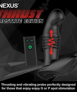Nexus Thrust Prostate Edition Thrusting Vibrating Prostate And Perineum Massager Black