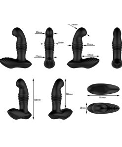 Nexus Thrust Prostate Edition Thrusting Vibrating Prostate And Perineum Massager Black