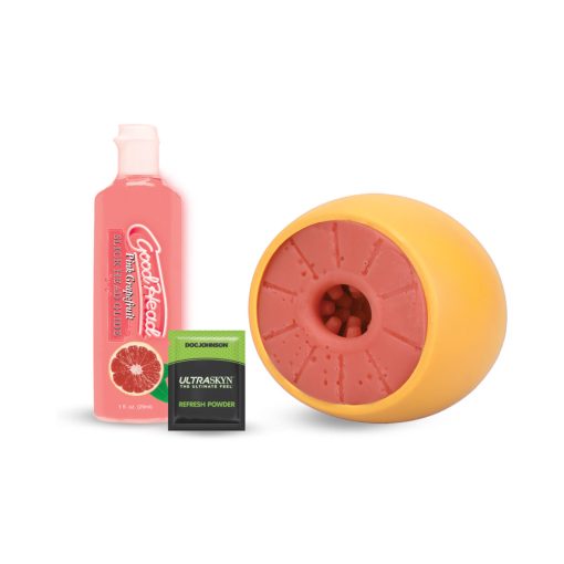 Goodhead Grapefruit Blowjob Set Yellow Pink - Image 2