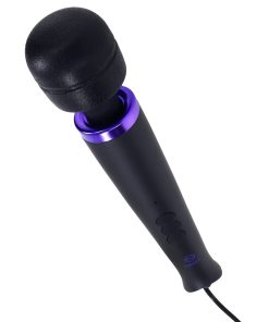 Merci Power Wand Ultra-Powerful Silicone Wand Massager Black Violet