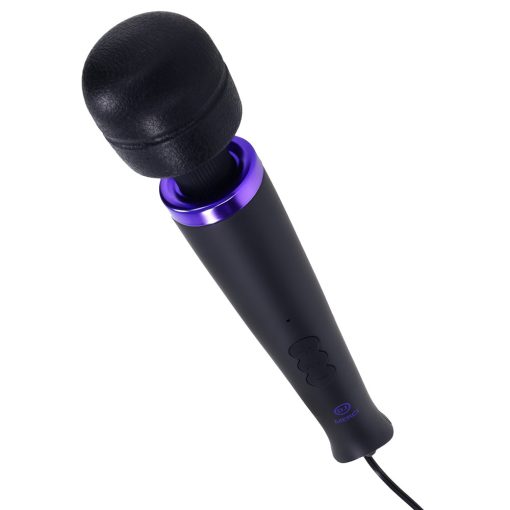 Merci Power Wand Ultra-Powerful Silicone Wand Massager Black Violet - Image 4