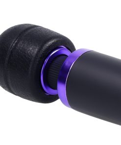 Merci Power Wand Ultra-Powerful Silicone Wand Massager Black Violet