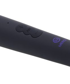 Merci Rechargeable Power Wand Ultra-Powerful Silicone Wand Massager Black Violet