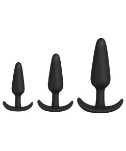 Merci Tush Trainer 3-Piece Silicone Plug Set Black