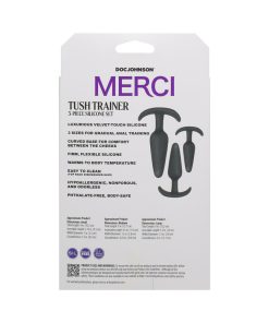 Merci Tush Trainer 3-Piece Silicone Plug Set Black
