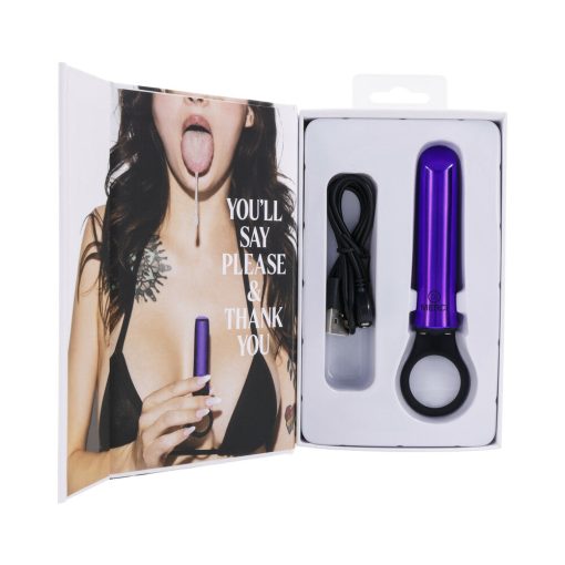 Merci Power Play With Silicone Grip Ring Violet - Image 2