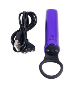 Merci Power Play With Silicone Grip Ring Violet