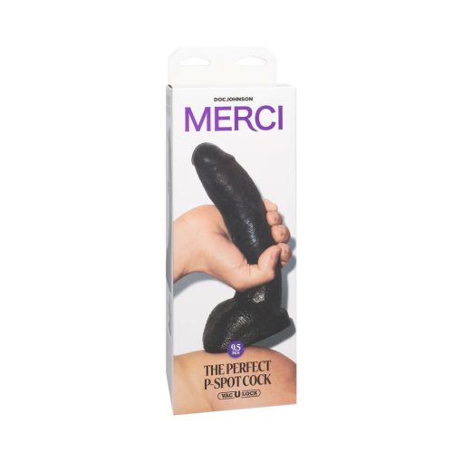 Merci The Perfect P-Spot Cock 9.5 In. Dildo With Removable Vac-U-Lock Suction Cup