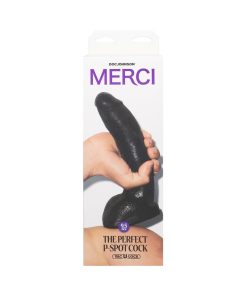 Merci The Perfect P-Spot Cock 9.5 In. Dildo With Removable Vac-U-Lock Suction Cup