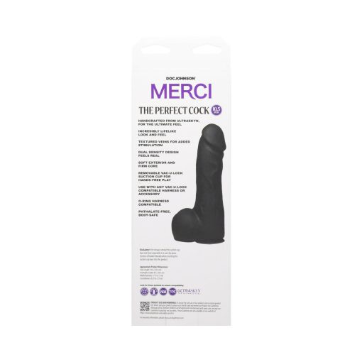 Merci The Perfect Cock 10.5 In. Dildo With Removable Vac-U-Lock Suction Cup - Image 4