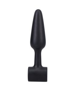 In A Bag Vibrating Butt Plug 4 In. Black