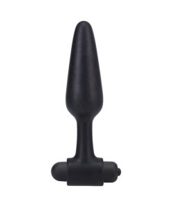 In A Bag Vibrating Butt Plug 5 In. Black
