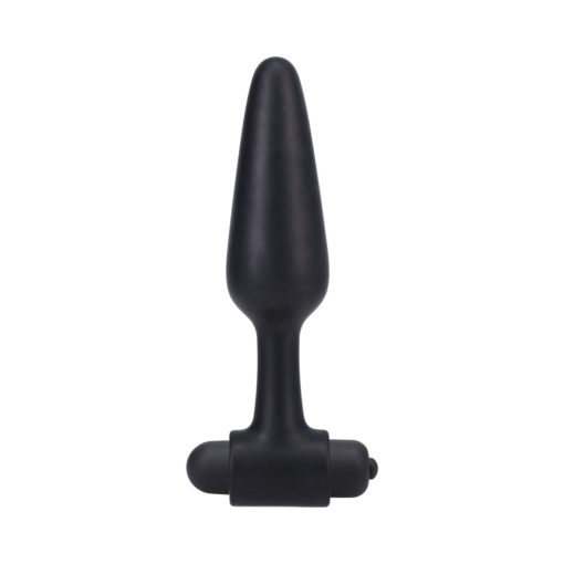 In A Bag Vibrating Butt Plug 5 In. Black - Image 2