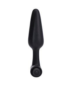 In A Bag Vibrating Butt Plug 5 In. Black
