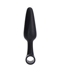 In A Bag Vibrating Butt Plug 5 In. Black