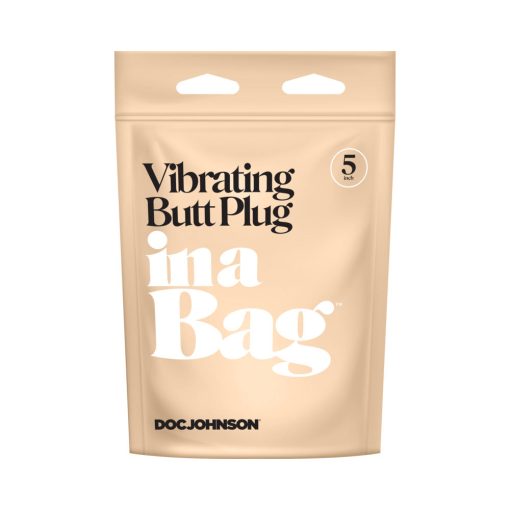 In A Bag Vibrating Butt Plug 5 In. Black - Image 7