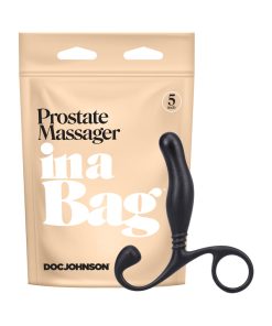 In A Bag Prostate Massager Black