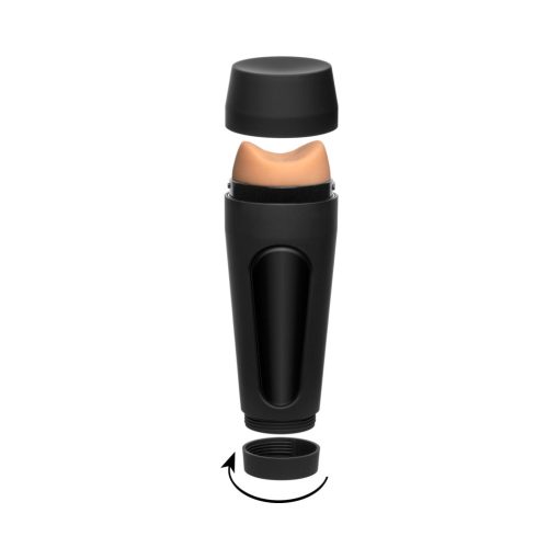 Main Squeeze Scarlit Scandal Ultraskyn Molded Stroker – Caramel - Image 8
