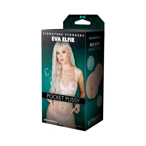 Signature Strokers Eva Elfie Ultraskyn Pocket Pussy Vanilla - Image 6