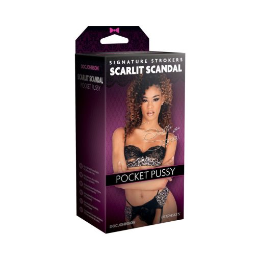 Signature Strokers Scarlit Scandal Ultraskyn Pocket Pussy Caramel