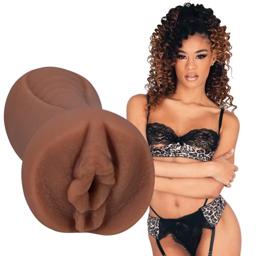 Signature Strokers Scarlit Scandal Ultraskyn Pocket Pussy Caramel - Image 2